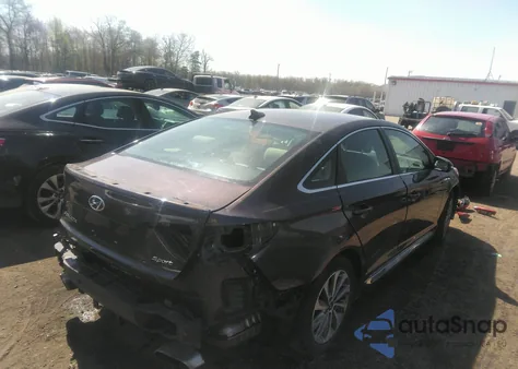 2016 Hyundai Sonata Sport z USA, uszkodzony, nr VIN 5NPE34AF8GH317383